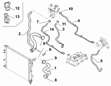 10401-030 RADIATOR PIPING