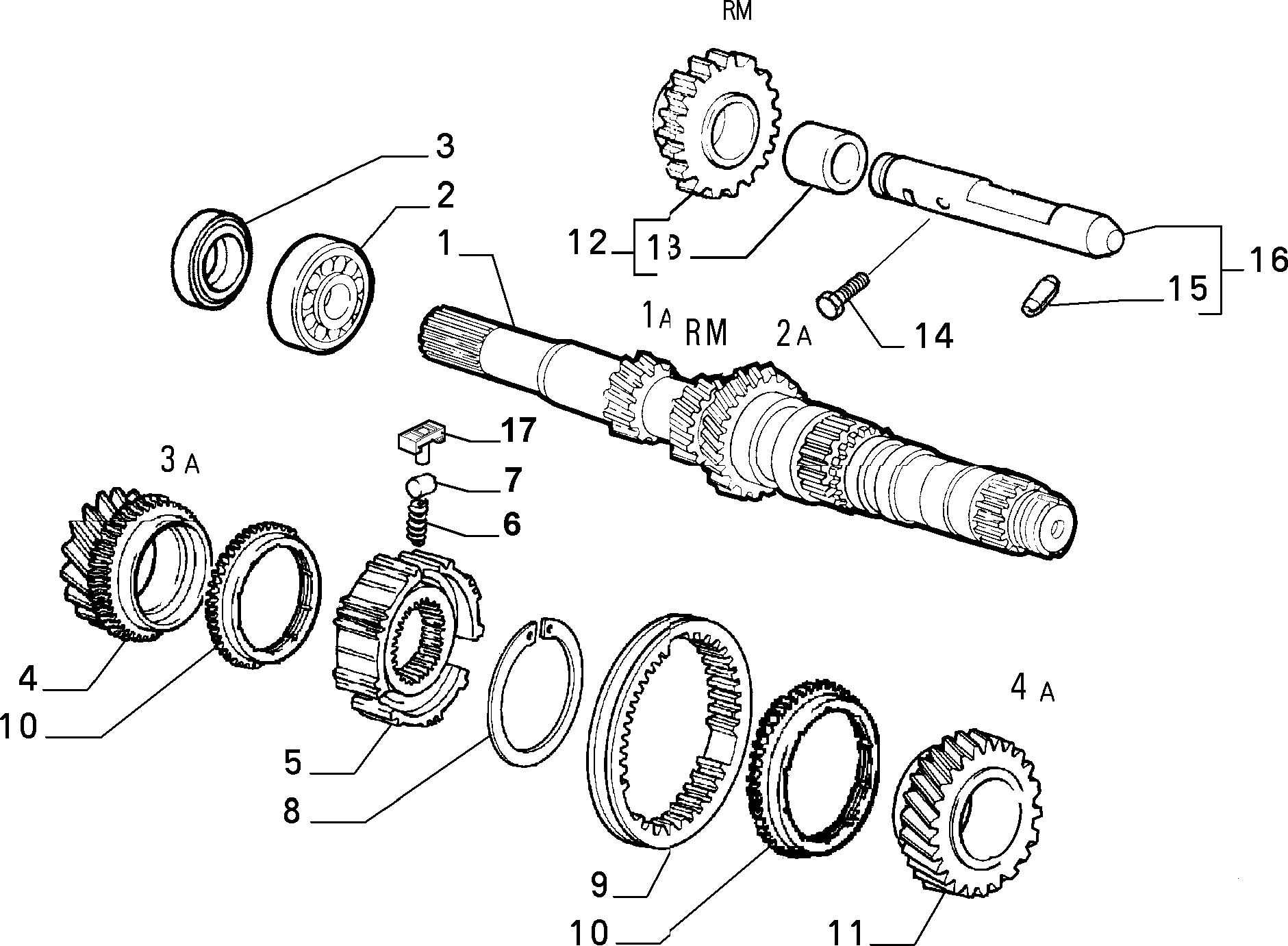 21215/11 ЗУБЧАТЫЕ ПЕРЕДАЧИ КПП