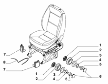 70601-030 FRONT SEAT ADJUSTMENT DEVICES