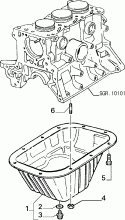 10102/00 КАРТЕР И КРЫШКИ БЛОКА ЦИЛ. 