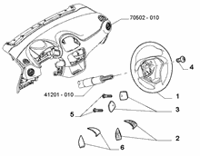 41201-010 STEERING WHEEL