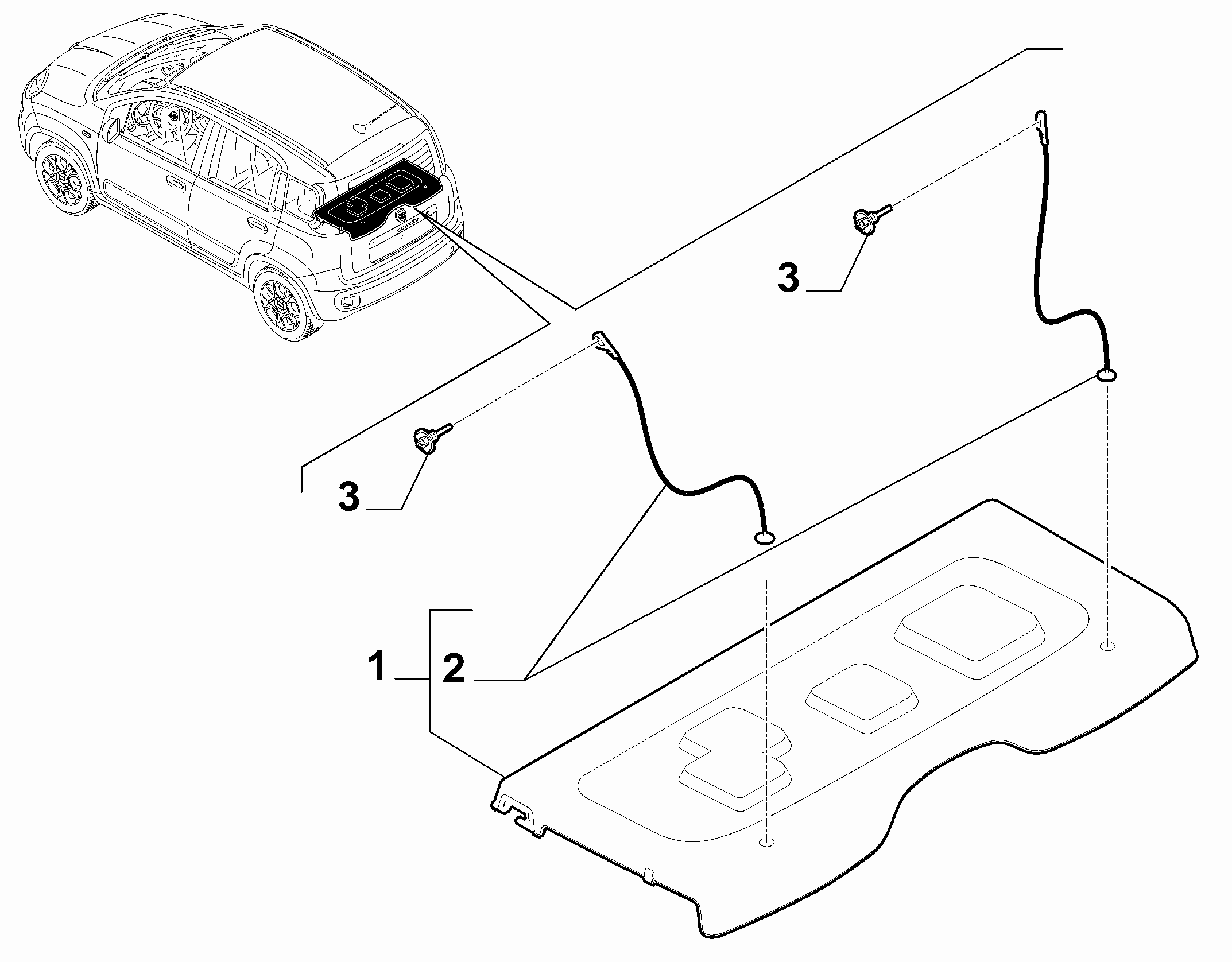 70523-070 PARCEL SHELF