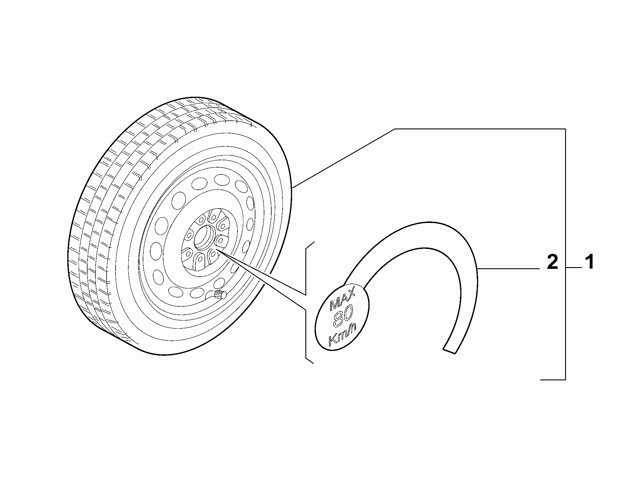 44316-030 SPARE WHEEL