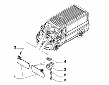 70525-010 SUN VISOR