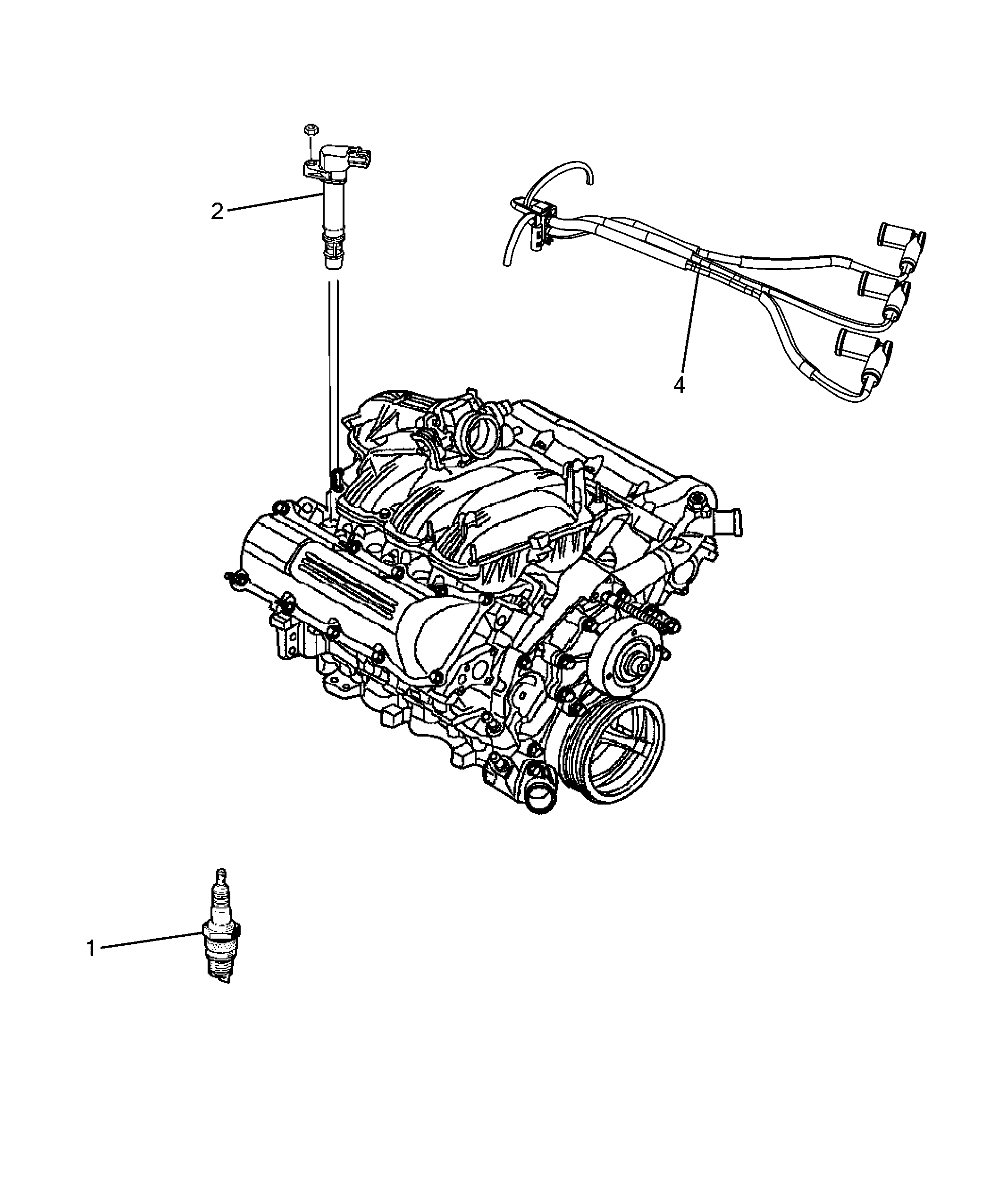 55101-020 SPARK PLUGS AND IGNITION CABLES
