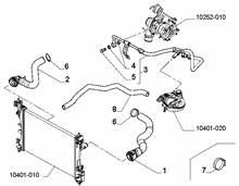 10401-030 RADIATOR PIPING