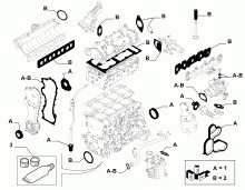 10101-050 GASKET KIT, HEAD AND CRANKCASE