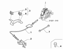 21221-020 GEAR STICK FLEX SHAFT
