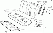 70613/00 REAR SEAT 