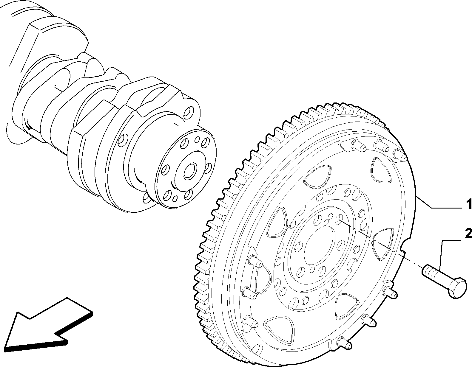 10103-020 FLYWHEEL
