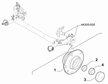 44321-010 REAR FUSE AND HUB