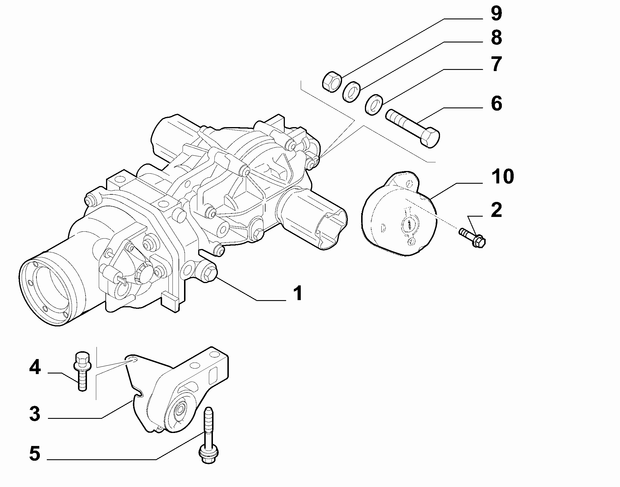27404-010 4X4 REAR AXLES