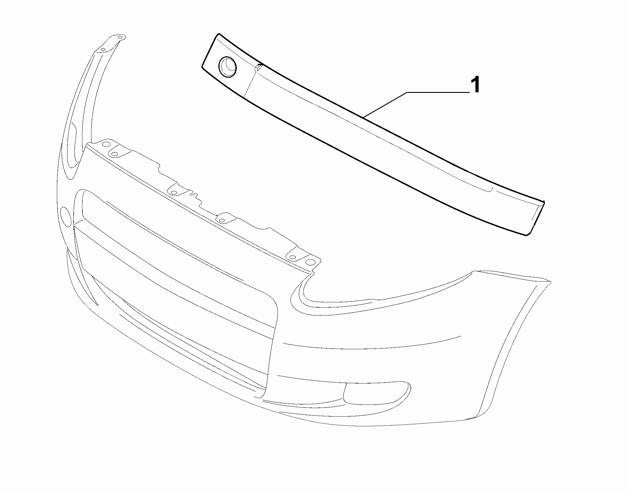 70726-030 FRONT BUMPER THRUST