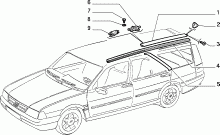 70712/00 НАРУЖНЫЕ НАКЛАДКИ И УПЛОТНИТЕЛИ 