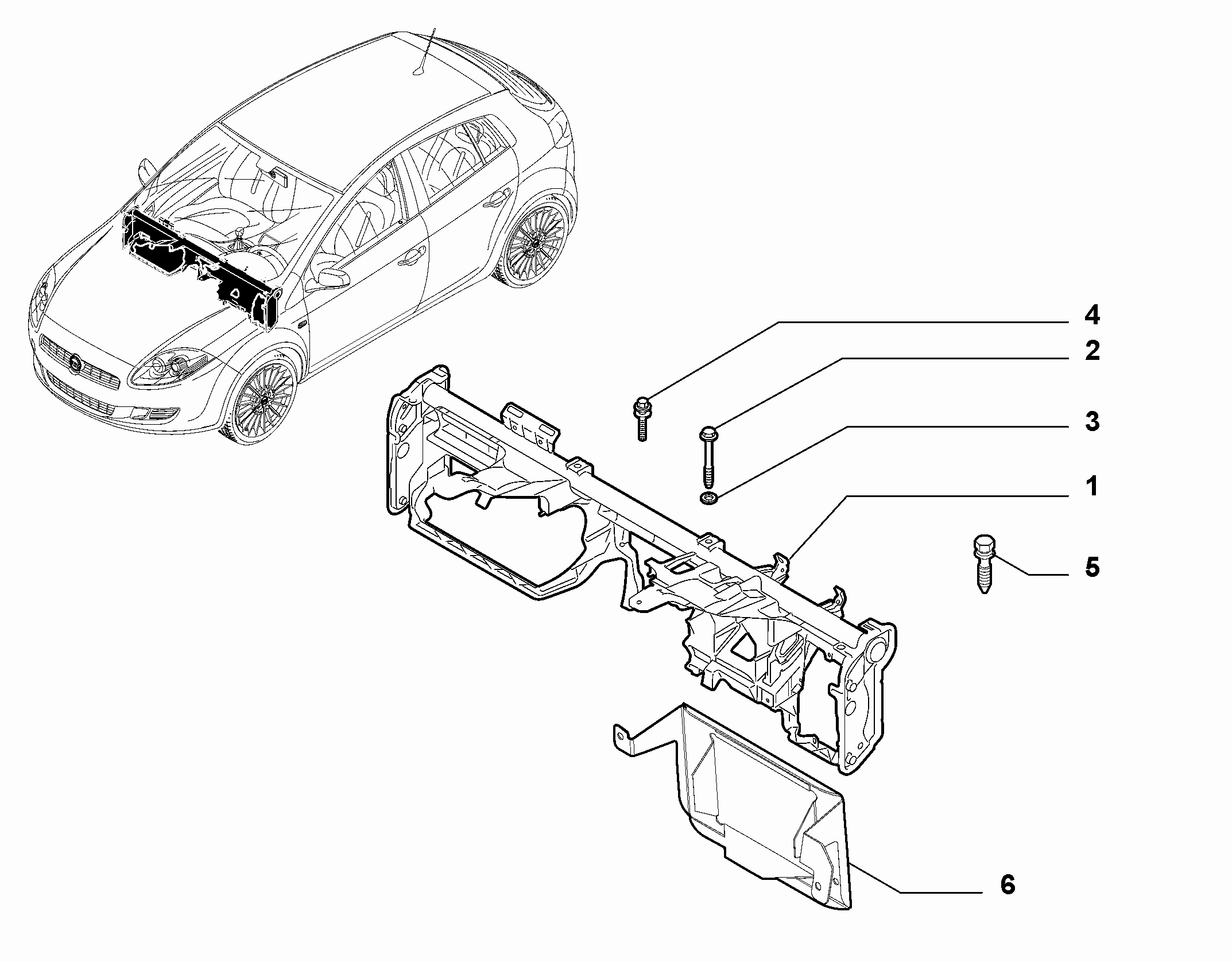 70002-050 DASHBOARD CROSSRAIL