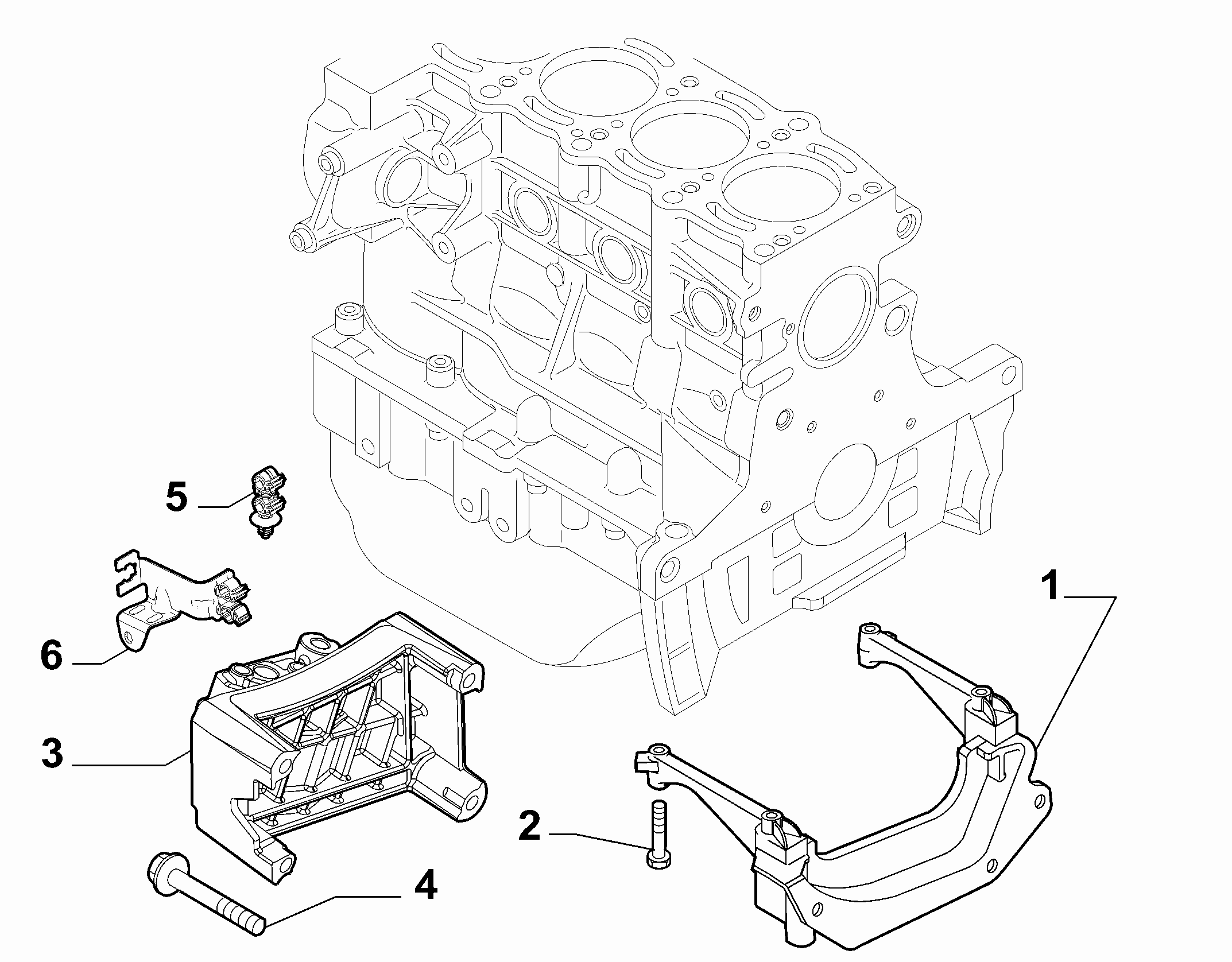 10003-010 ENGINE  SUPPORT