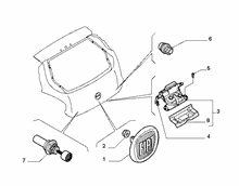 70148-020 BONNET LOCK