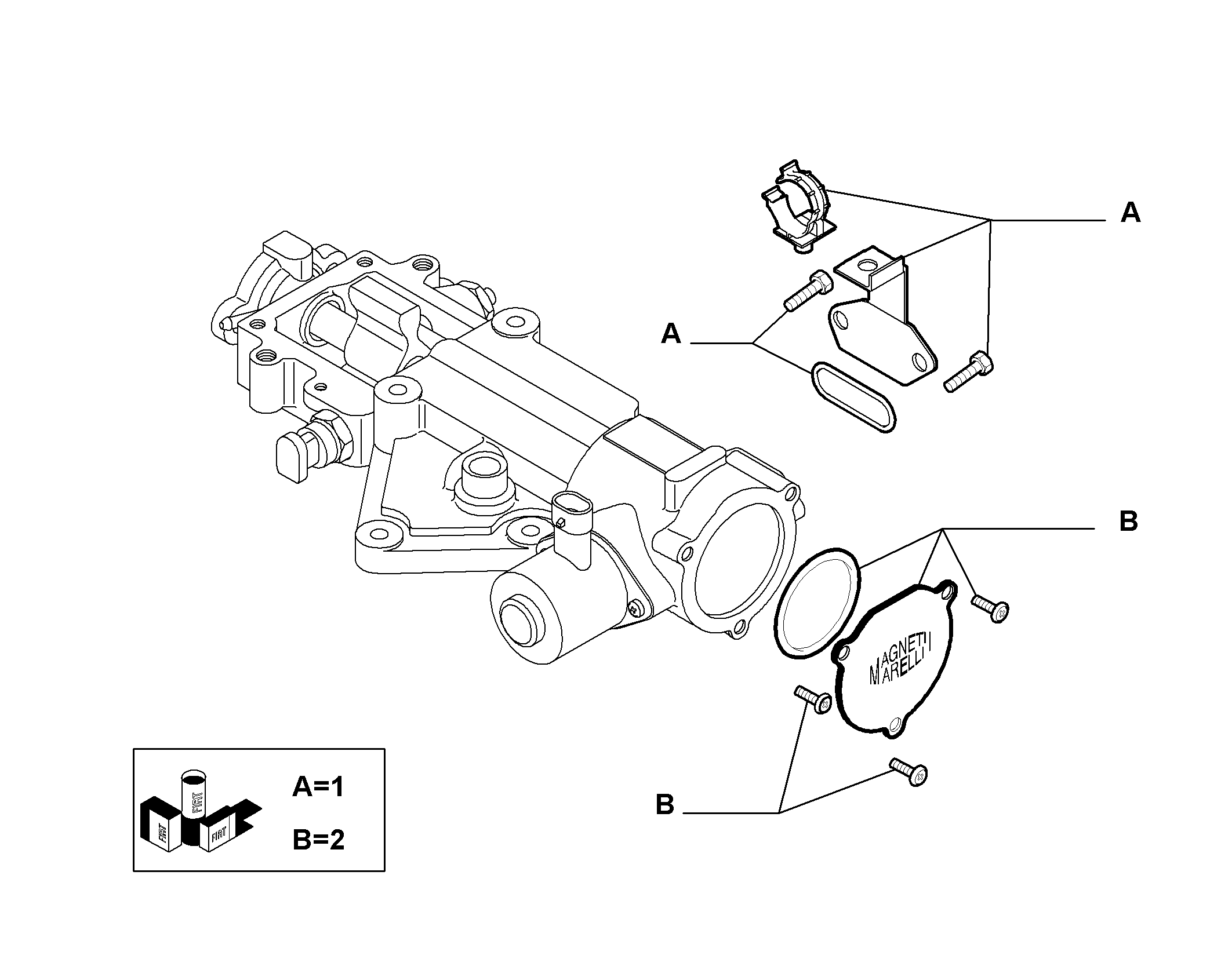 21200-075 GEARBOX CONTROL MODULE, BRACKETS AND ACTUATOR COVER (C514)