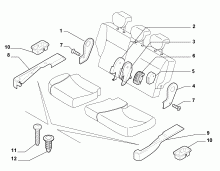 70613/01 REAR SEAT