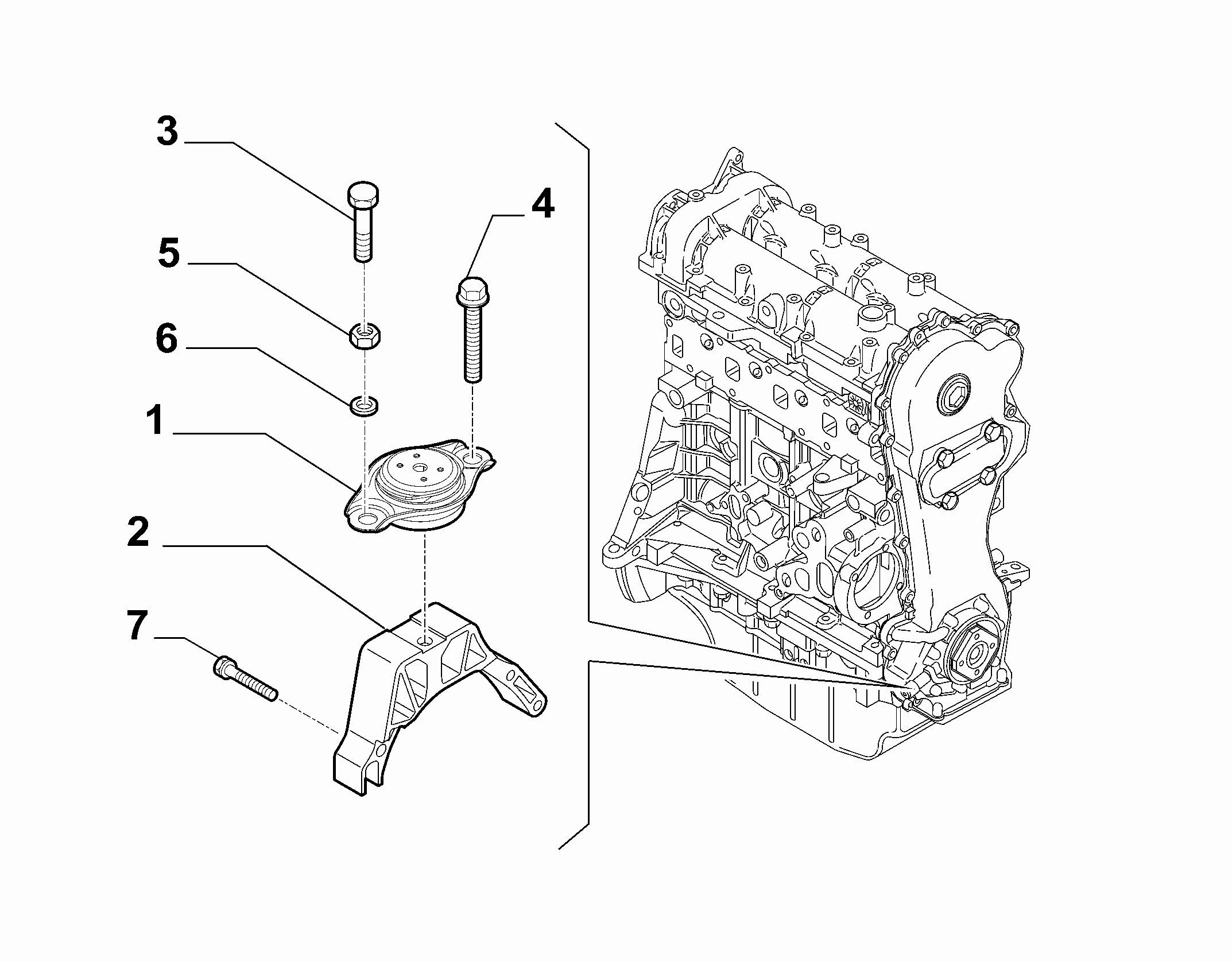 10002-020 GEARBOX INLET SCREW ANCHOR SUSPENSION