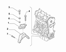 10002-020 GEARBOX INLET SCREW ANCHOR SUSPENSION