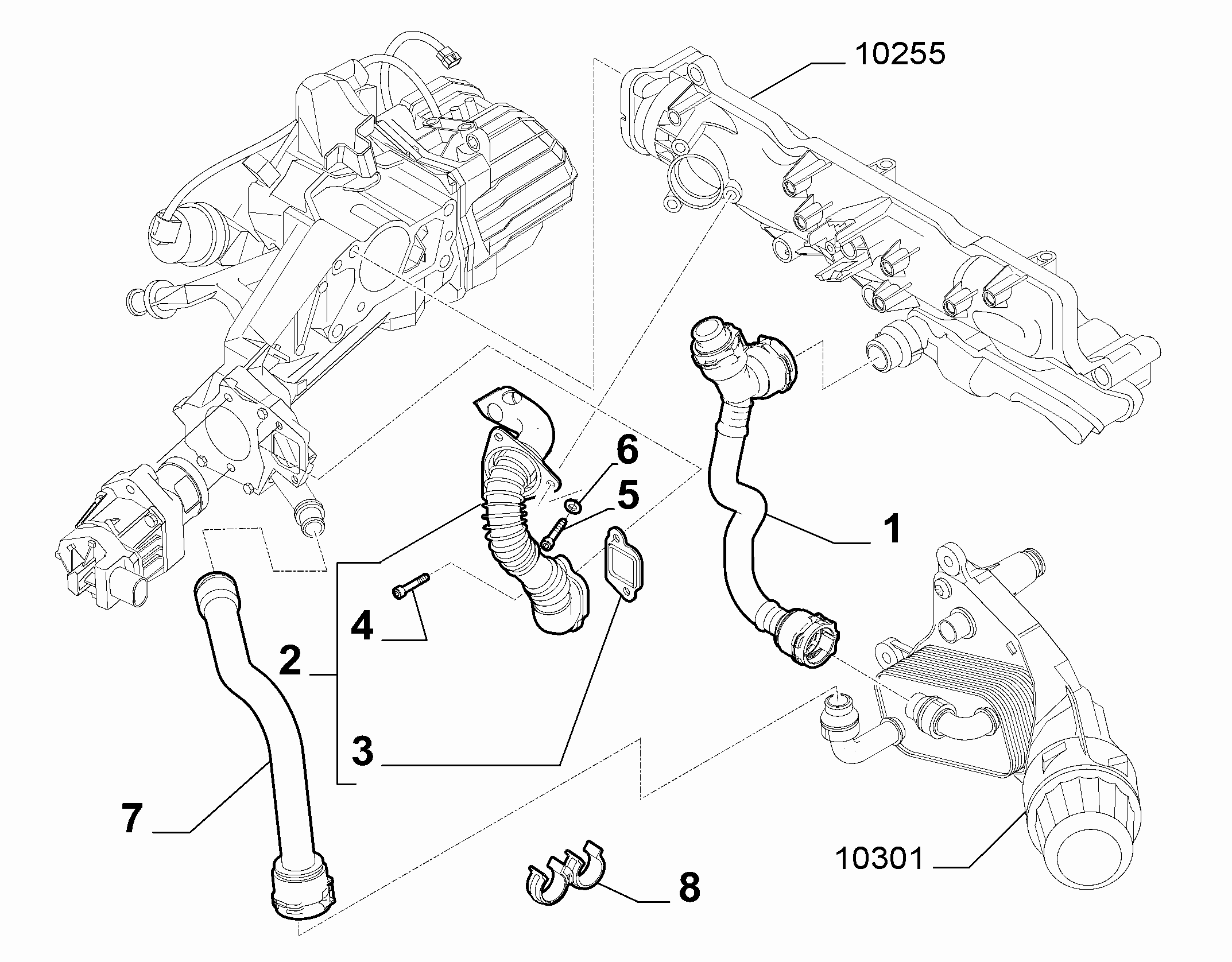 10259-020 EMISSION CONTROL SYSTEM PIPE
