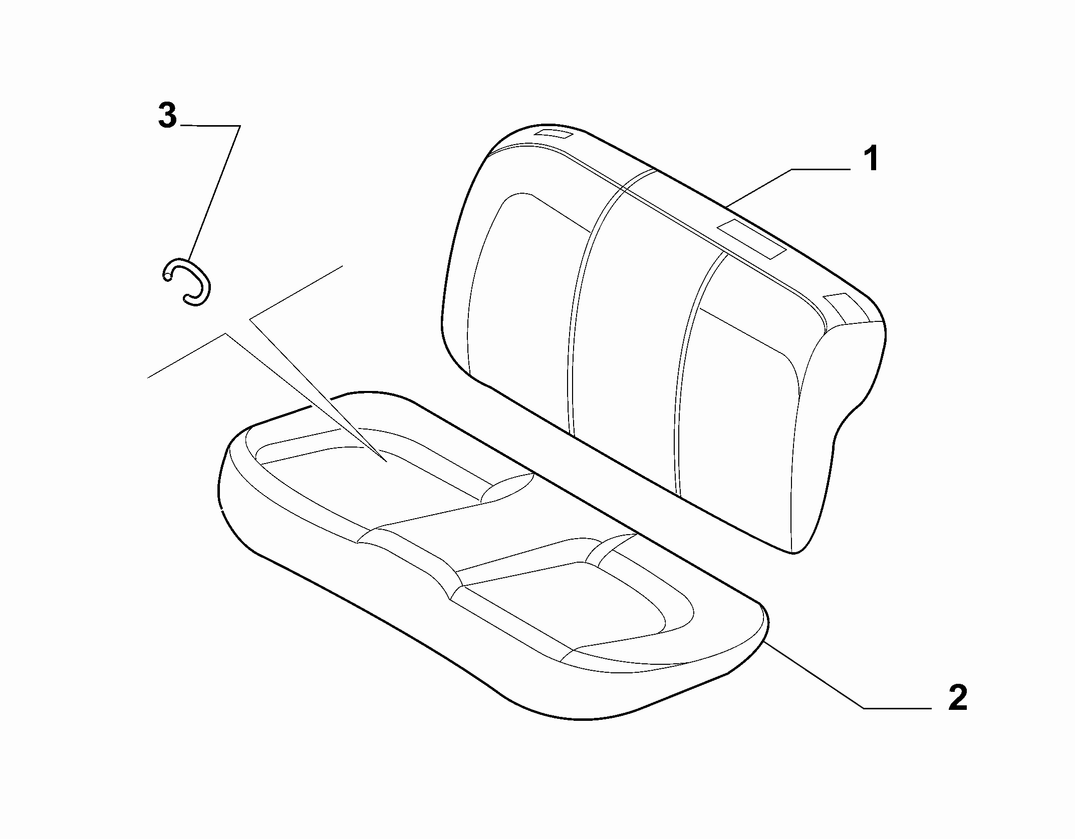 70613-010 REAR SET PADDING