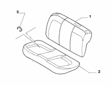 70613-010 REAR SET PADDING