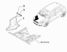 38115-020 SIDE RUBBING STRIPS