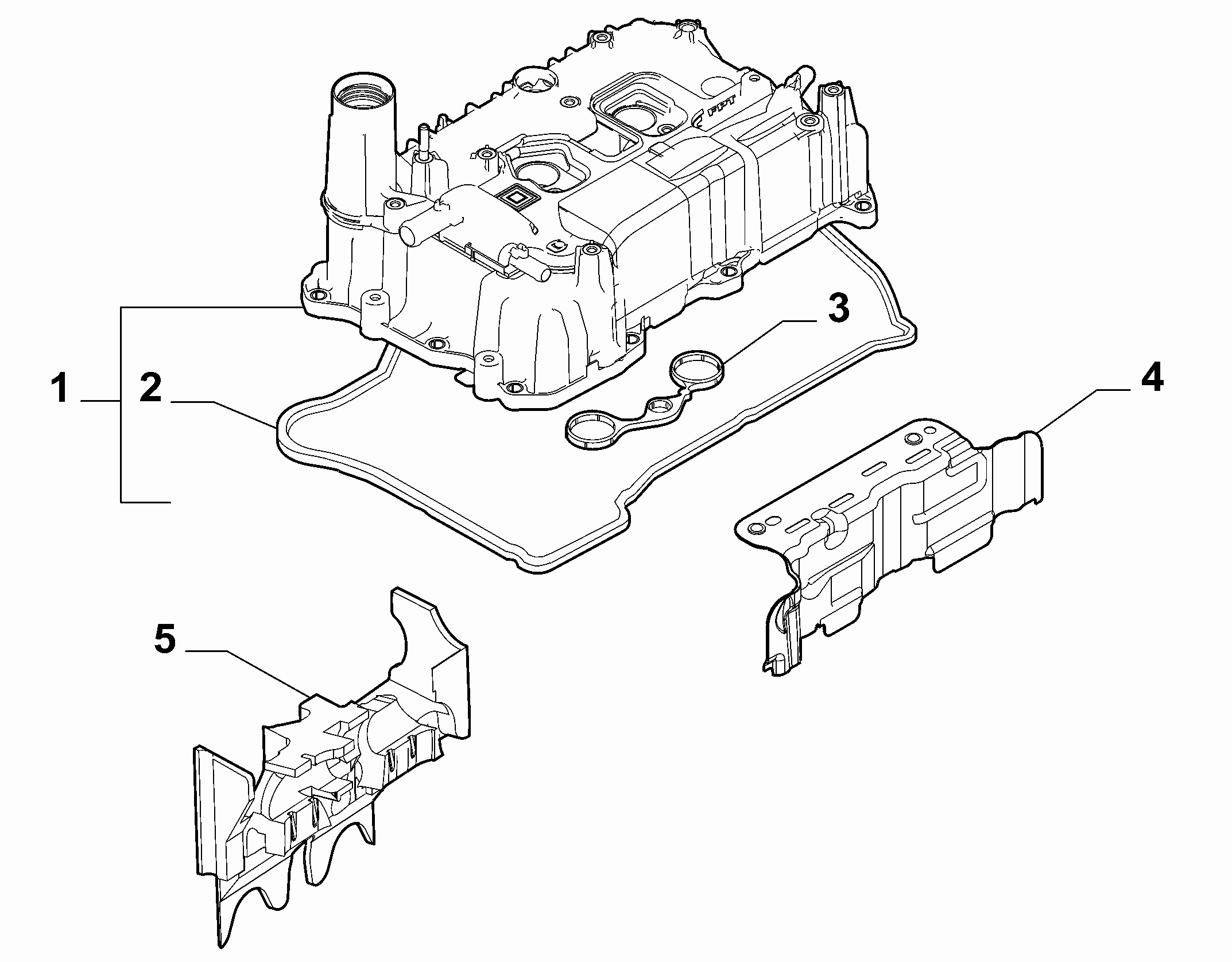 10101-030 CYLINDER HEAD AND GASKET COVERS