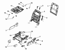 70601-021 DRIVER SEAT FRAMES