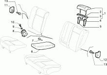 70613/01 REAR SEAT