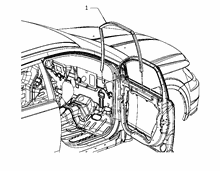 70525-040 DOOR COMPARTMENT GASKETS