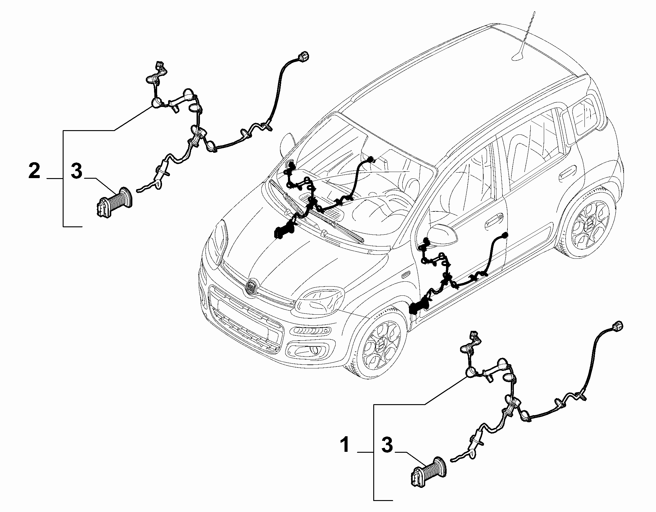 55526-010 FRONT DOOR HARNESS