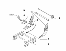 70601-030 FRONT SEAT ADJUSTMENT DEVICES