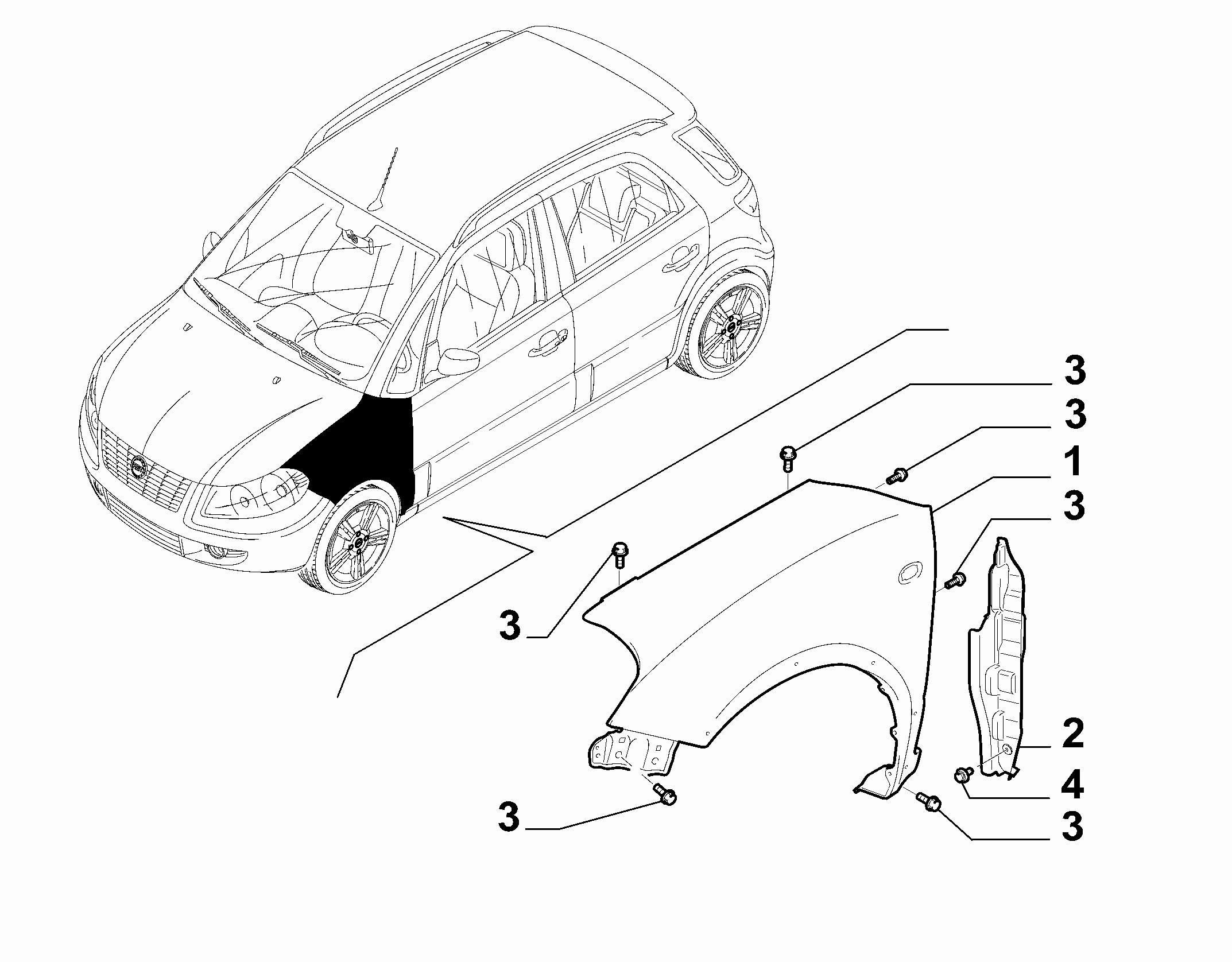 70018-010 FRONT MUDGUARD