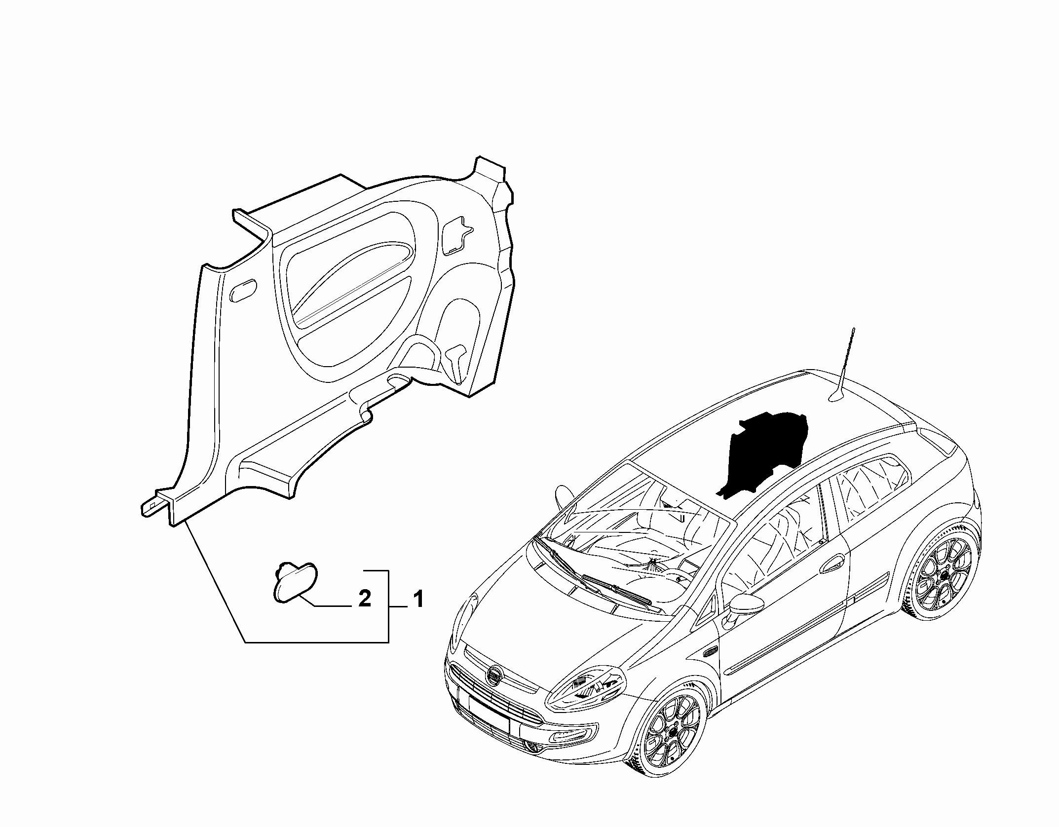 70524-010 REAR SIDE COVERING