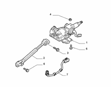 41201-020 POWER STEERING SHAFT