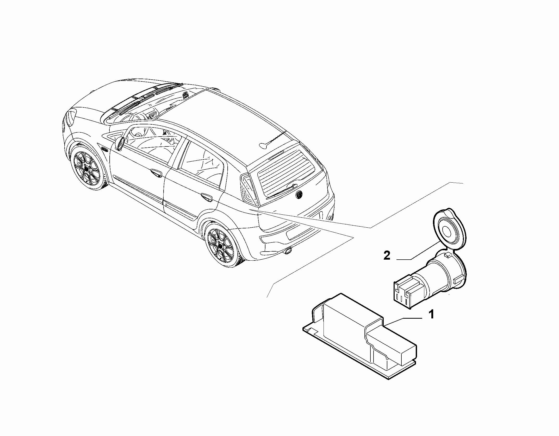 55402-030 TRUNK LIGHT