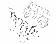 70527-020 REAR SEAT BELTS