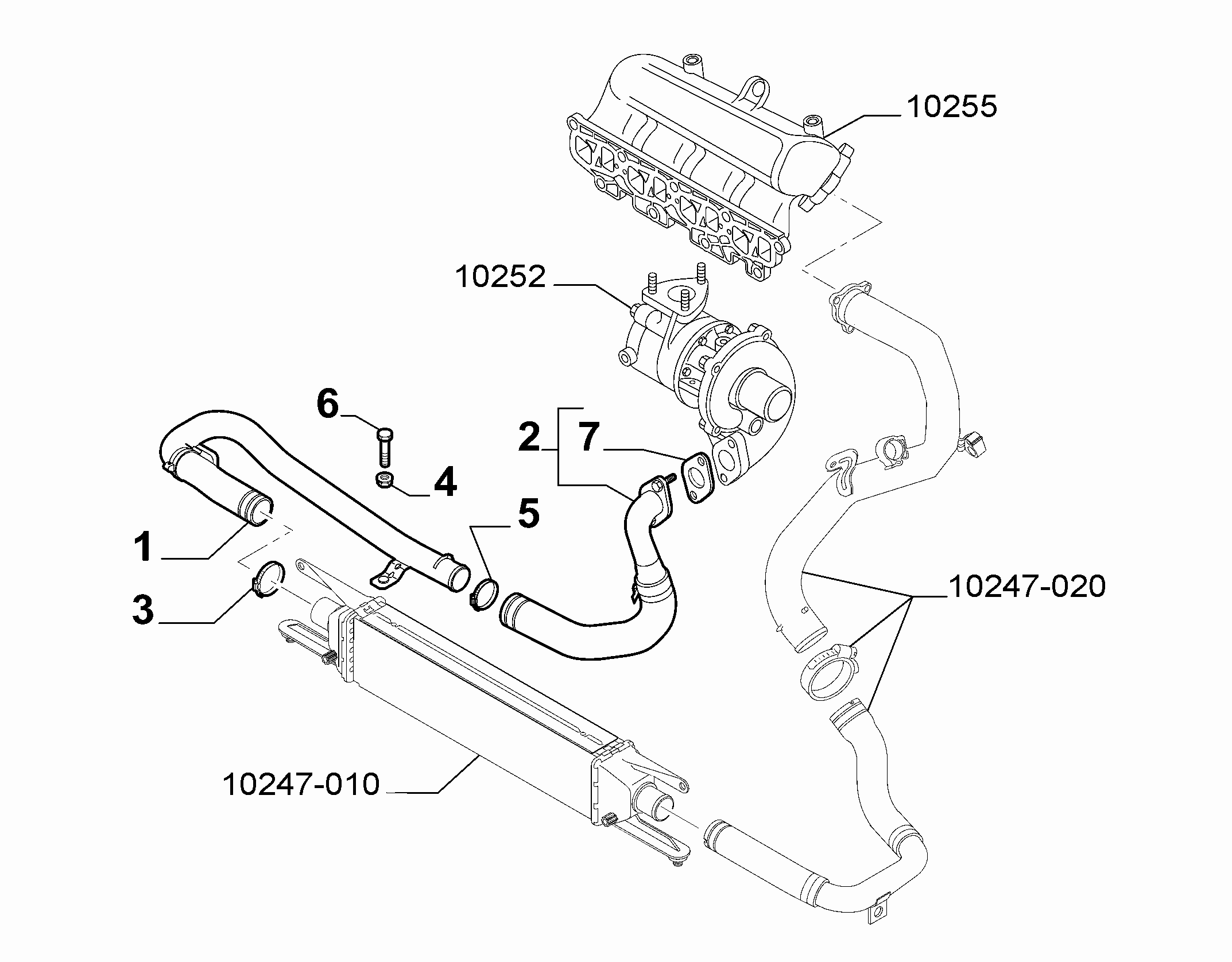 10247-030 TURBINE COOLER PIPING