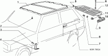 70523/00 ВНУТРЕННЯЯ ОБЛИЦОВКА