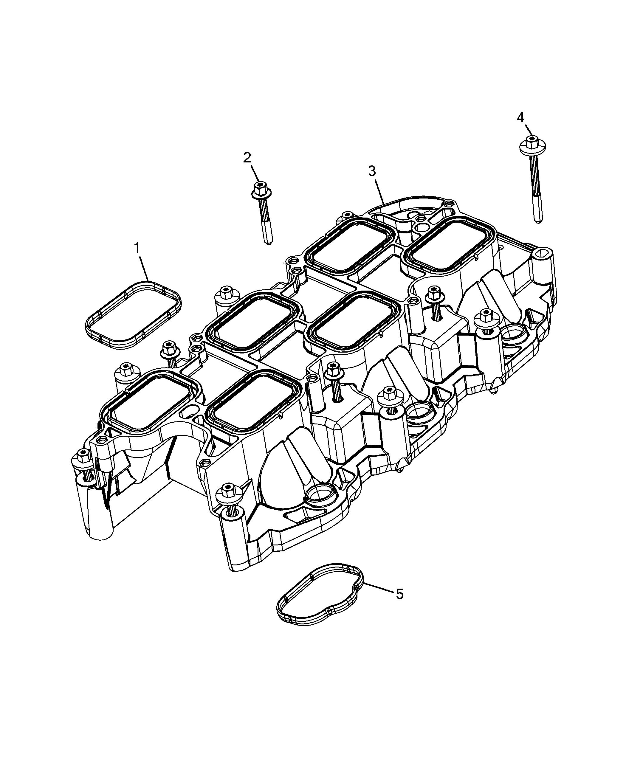10255-010 INTAKE MANIFOLD AND BUTTERFLY CLIPS