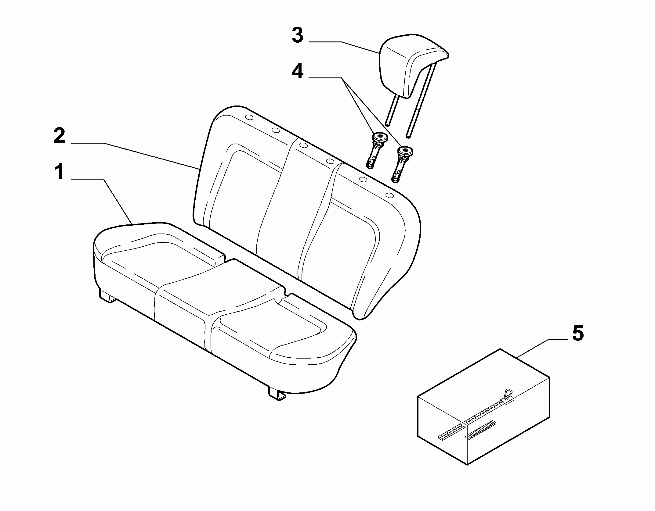 70615-010 REAR SEAT LINING 