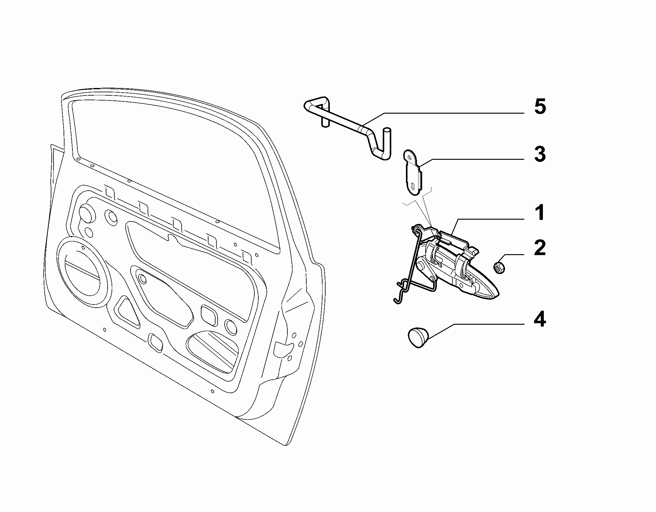 70129-060 FRONT DOOR HANDLE