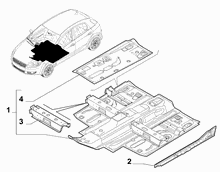 70006-010 CENTRAL FLOOR PANEL