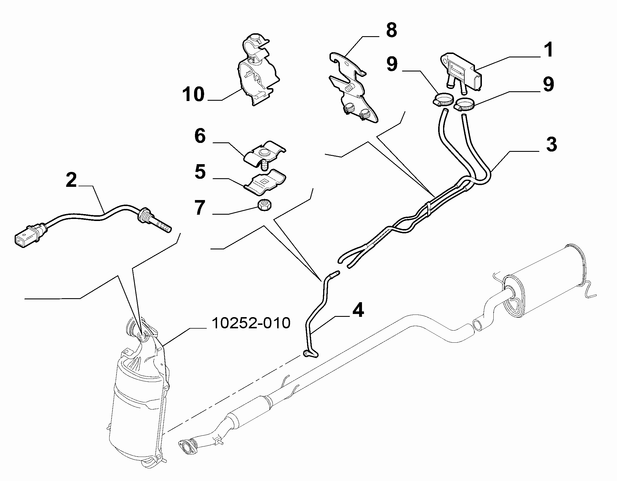 10260-010 GAS FLOW PRESSURE/TEMP SENSOR
