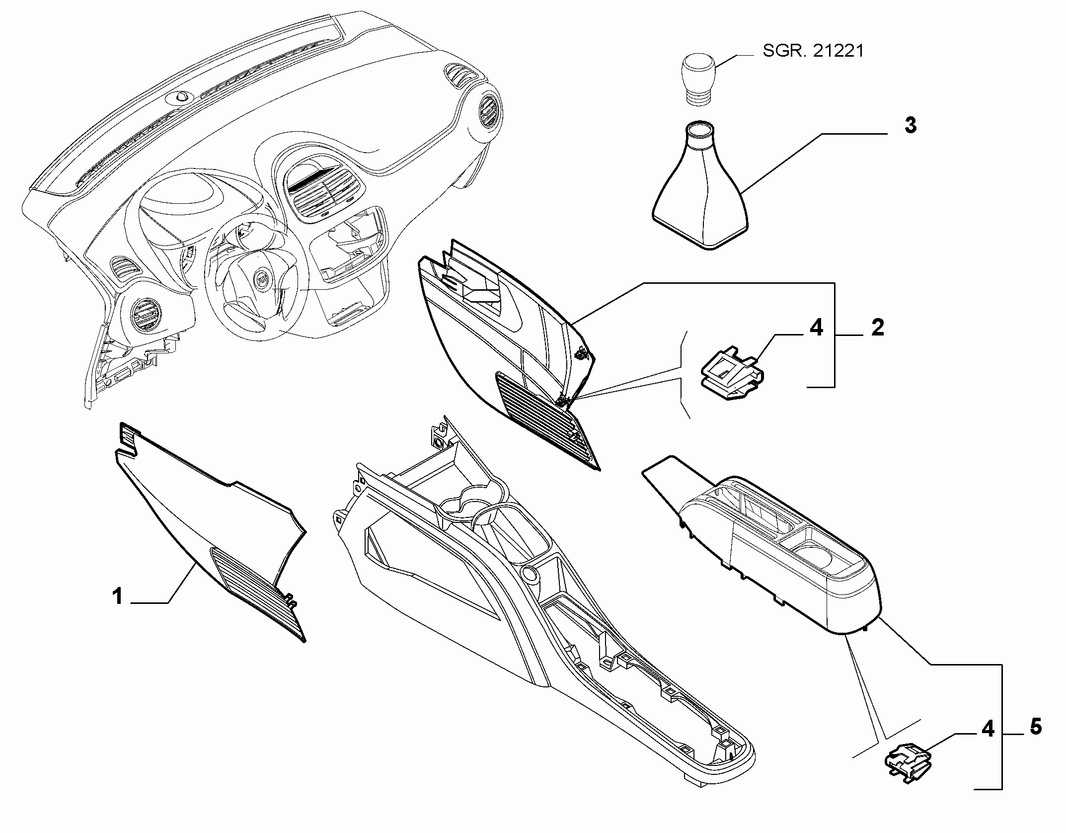 70504-040 COVERS  -  BEZELS - AIR DIFFUSER