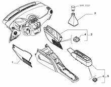 70504-040 COVERS  -  BEZELS - AIR DIFFUSER