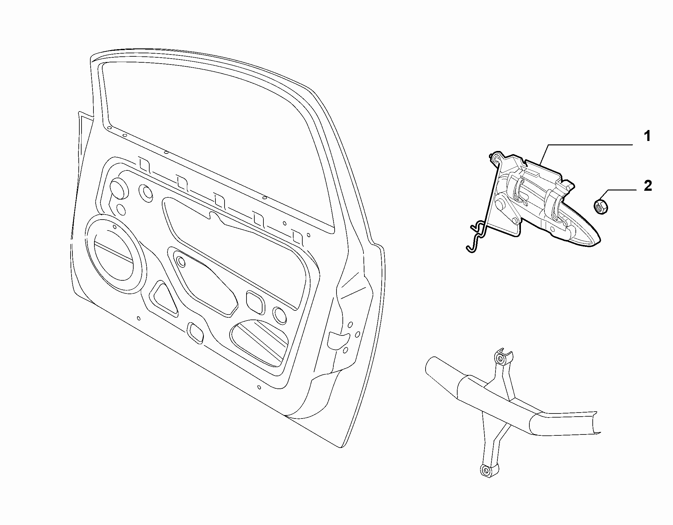 70129-060 FRONT DOOR HANDLE